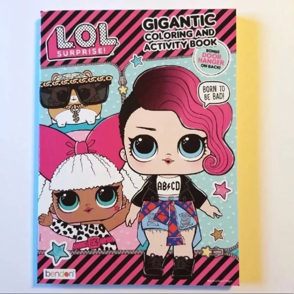 LOL SURPRISE DOLLS 96pg COLORING ACTIVITY BOOK - Picture 1 of 8